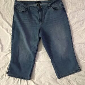 d. jeans Light Blue Cropped Ankle Jeans